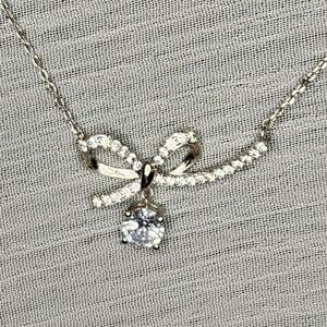 Bow Necklace Great Valentines Present!